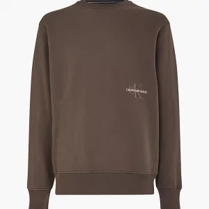CALVIN KLEIN - Felpa in Cotone Biologico con Logo