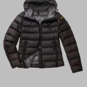 BLAUER - Piumino Donna Imbottito a Righe con Cappuccio Emma