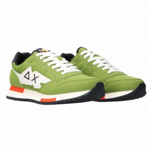 SUN68-Scarpe NIKI SOLID NYLON OLIVA