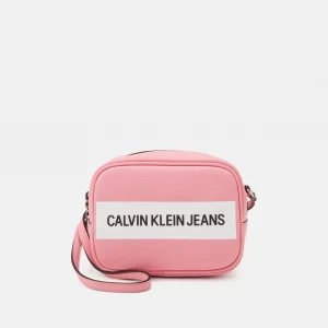 CALVIN KLEIN JEANS - Borsa Unisex Camera Bag a Tracolla Rosa