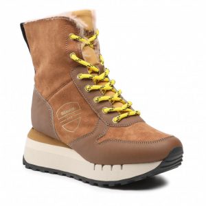 BLAUER-Charley - Sneakers Alta Donna COGNAC