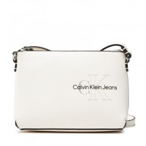 CALVIN KLEIN - Borsa Donna Sculpted Camera Bag Bianco