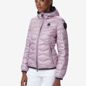 BLAUER - Piumino Donna a Onde Kristin Lavanda