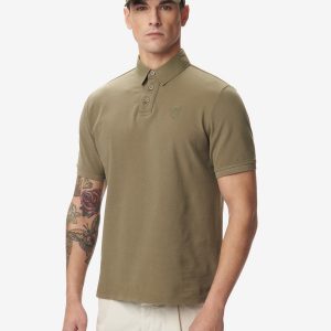 BLAUER-POLO IN PIQUET DI COTONE Verde