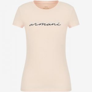 ARMANI EXCHANGE-T-Shirt DONNA ROSA CON LOGO