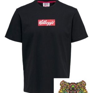 ONLY&SONS-T-SHIRT NERA LOGO KELLOGG'S