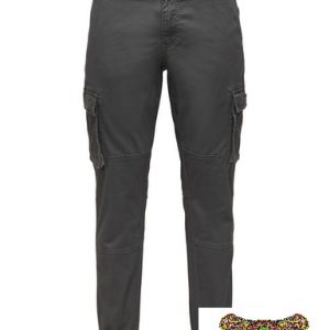 ONLY & SONS-PANTALONE UOMO CON TASCHE LATERALI GRIGIO SCURO