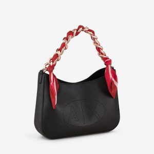 ARMANI EXCHANGE - Borsa Donna a Mano con Chiusura Calamita Nero