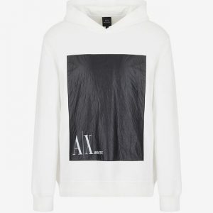 ARMANI EXCHANGE - Felpa con Cappuccio in Misto Cotone