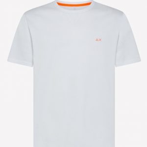 SUN68 - T-Shirt SOLID PE BIANCO