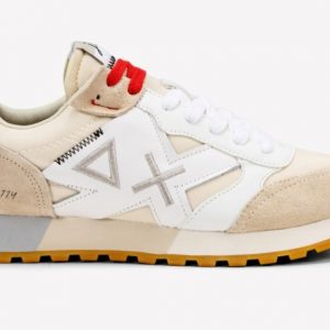 SUN68-Scarpe UOMO UNCLE JAKI BIANCO PANNA