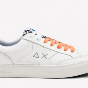 SUN68-Scarpe UOMO SKATE BIANCO / VERDE SALVIA