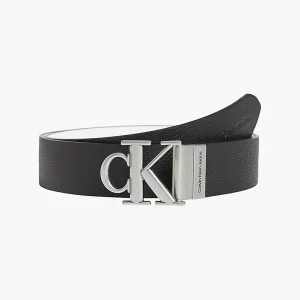 CALVIN KLEIN- CINTURA CON MONOGRAMMA IN Pelle DOUBLE-FACE