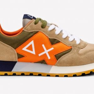 SUN 68 - Scarpe Uomo Jaki Tricolors Beige/Militare