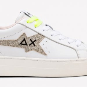 SUN68-Scarpe BETTY BIANCO/ARGENTO