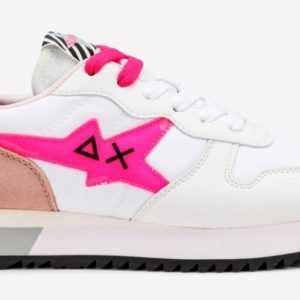 SUN68 - Scarpe Donna Stargirl Back Pois Bianco/Fuxia