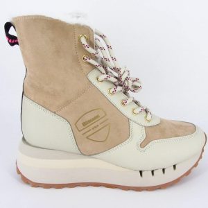 BLAUER-Charley - Sneakers Alta Donna PANNA