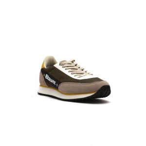 BLAUER - SCARPE UOMO DELTA01 VERDE MILITARE