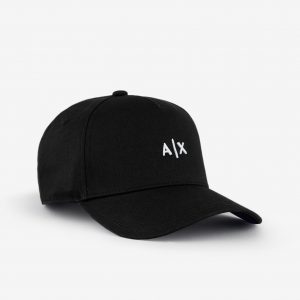 ARMANI EXCHANGE-CAPPELLO CON VISIERA E MICROLOGO