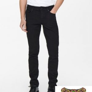 ONLY&SONS- ONSLOOM SLIM TWILL NERO NO.22021458