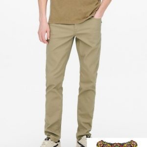 ONLY&SONS- ONSLOOM SLIM TWILL BEIGE NO.22021458