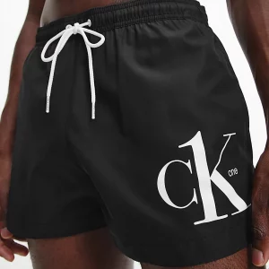 CALVIN KLEIN - Costume Pantaloncini da Bagno con Cordoncino Corto