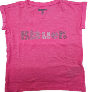 BLAUER - T-Shirt Kids Crystal Rosa