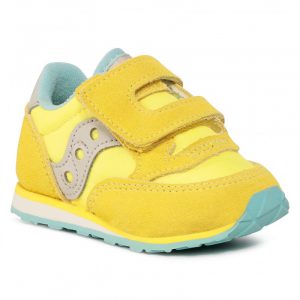 SAUCONY - SCARPE BAMBINI PICCOLI BABY JAZZ HOOK & LOOP GIALLO