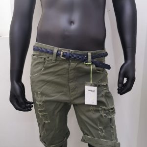 DISPLAY - BERMUDA UOMO JEANS GIS BULL E24 Verde