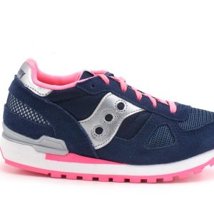 SAUCONY - SCARPE BAMBINO SHADOW ORIGINAL NAVY/ROSA