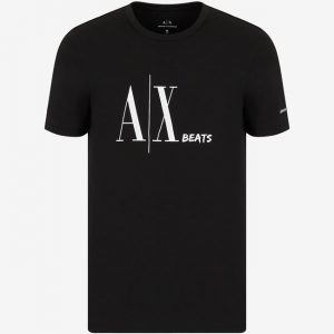ARMANI EXCHANGE - T-SHIRT UOMO CON LOGO NERA