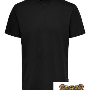 ONLY&SONS - T-SHIRT UOMO OVER-SIZE NERA