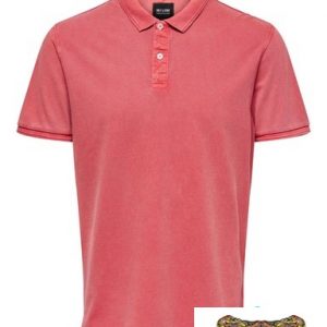 ONLY&SONS - POLO UOMO ROSSO