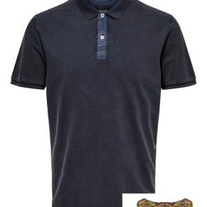 ONLY&SONS - POLO UOMO BLUE SCURO