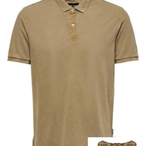 ONLY&SONS - POLO UOMO BEIGE