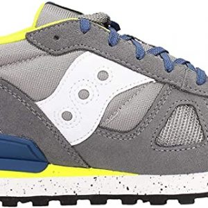 SAUCONY - SCARPE BAMBINO SHADOW ORIGINAL GRIGIO/LIME/VERDE