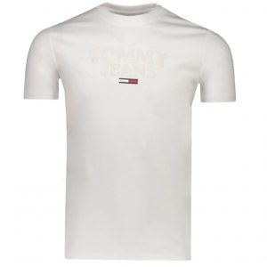 TOMMY HILFIGER : T-SHIRT UOMO BIANCA CON LOGO
