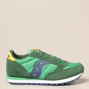 SAUCONY - SCARPE BAMBINO JAZZ ORIGINAL VERDE/GIALLO/BLUE