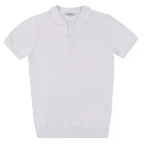 OVER-D - POLO IN MAGLIA LEGGERA BIANCA