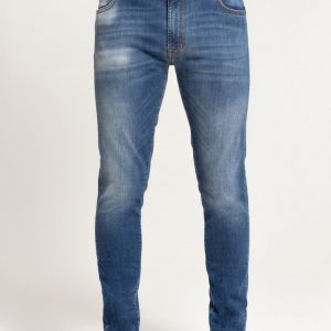 OUTFIT - 5 TASCHE UOMO IN DENIM LIGHT BLUE