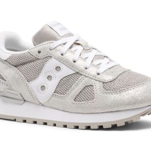 SAUCONY - SCARPE BAMBINO SHADOW ORIGINAL SILVER/METALLIC
