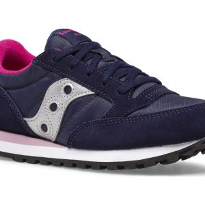 SAUCONY - SCARPE BAMBINO JAZZ ORIGINAL BLUE/ROSA