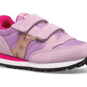 SAUCONY - SCARPE BAMBINO JAZZ DOUBLE MALVA/ROSA