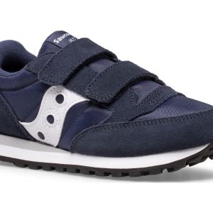 SAUCONY - SCARPE BAMBINO JAZZ DOUBLE BLUE/BIANCO