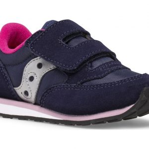 SAUCONY - SCARPE BAMBINI PICCOLI BABY JAZZ HOOK & LOOP BLUE/ROSA