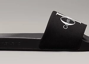 CALVIN KLEIN JEANS - Ciabatte Uomo in Tela Nera
