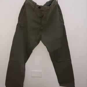 OUTFIT ITALY - PANTALONE UOMO VERDE OLIVA