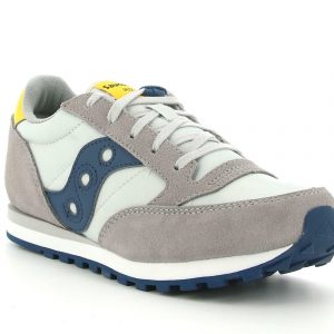 SAUCONY - SCARPE BAMBINO JAZZ ORIGINAL GRIGIO/BLUE/GIALLO