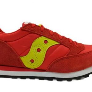 SAUCONY - SCARPE BAMBINO JAZZ ORIGINAL ROSSE/GIALLE