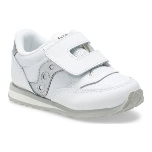 SAUCONY - SCARPE BAMBINI PICCOLI BABY JAZZ HOOK & LOOP BIANCO